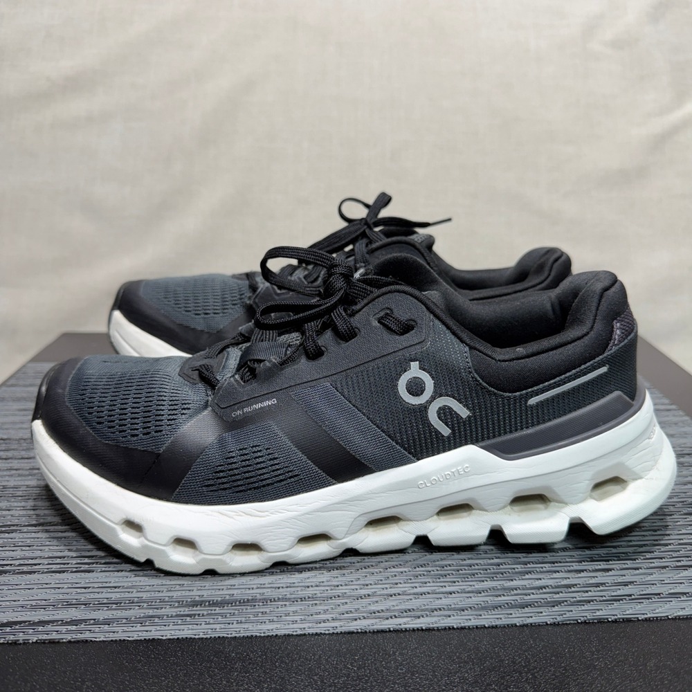 On Cloud Cloudrunner 2 Running Shoes - Womens 8.5 - Black White 3WE10140264